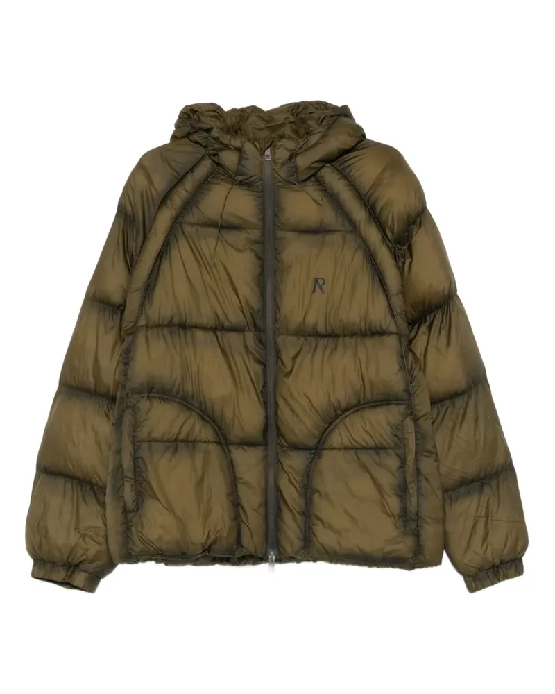 REPRESENT Steppjacke mit Kapuze - Grün Grün