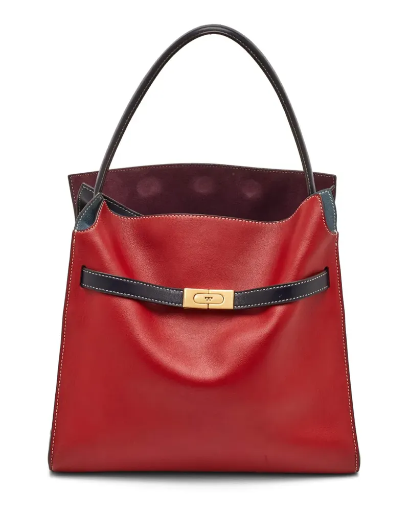 Tory Burch Mittelgroße Lee Radziwill Double Handtasche - Rot Rot