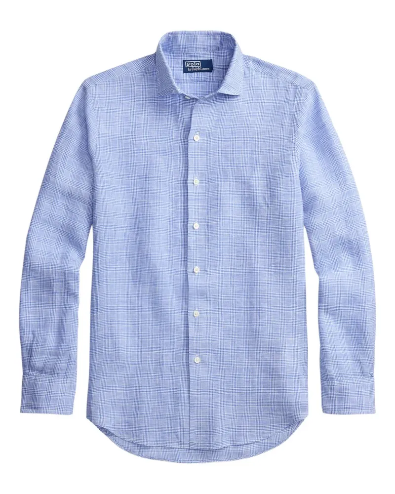 Ralph Lauren Hemd aus Leinen - Blau Blau