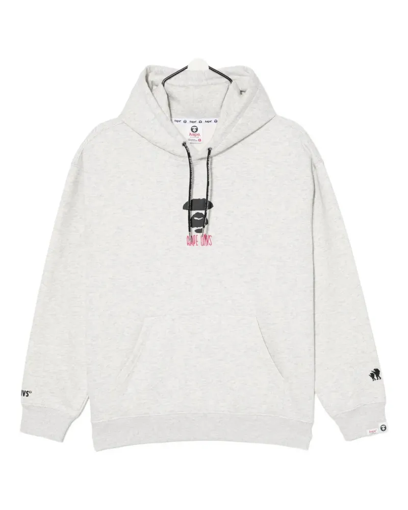 BAPE Moonface Hoodie - Grau Grau