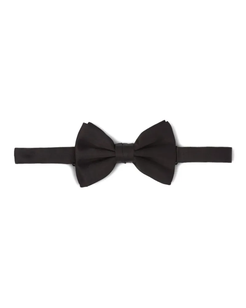 Prada Fliege aus Satin - Schwarz Schwarz