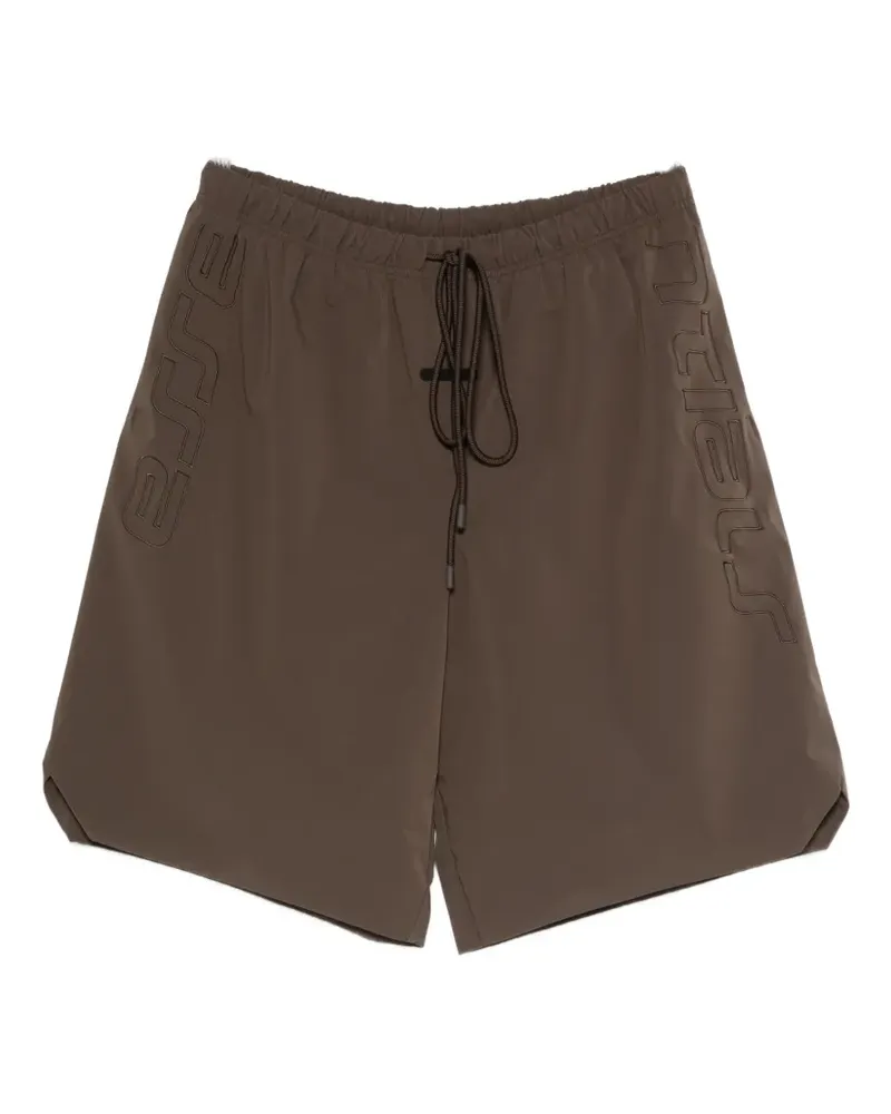 Fear of God Active Trace embroidered shorts - Braun Braun