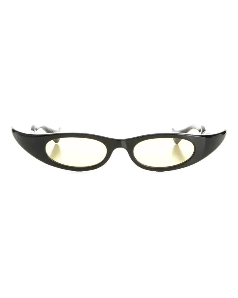 Valentino Garavani geometric-frame sunglasses - Schwarz Schwarz