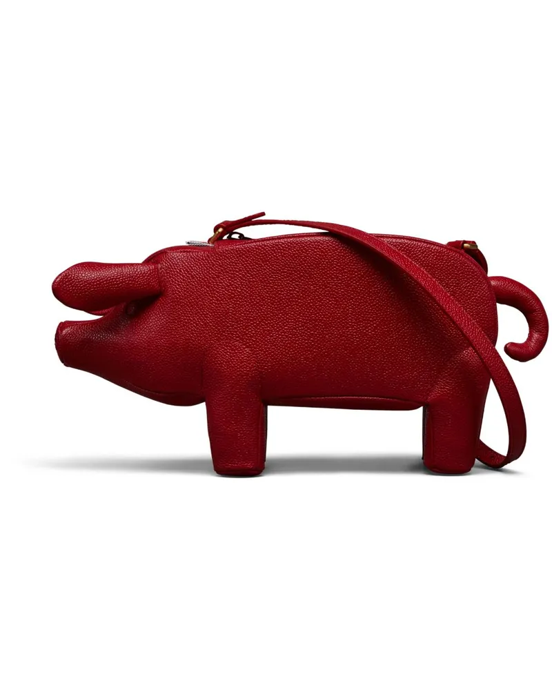 Thom Browne Pig Schultertasche - Rot Rot