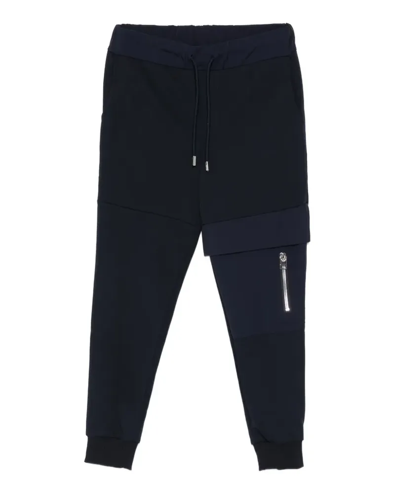 Les Hommes panelled track pants - Blau Blau