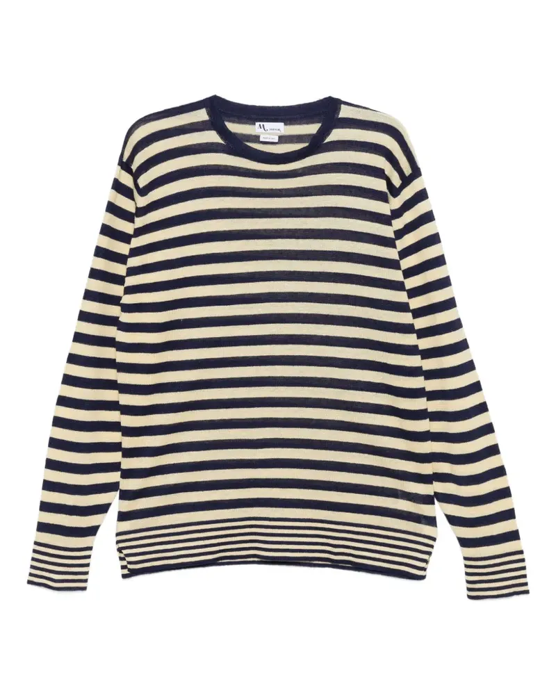 Doppiaa Gestreiftes Alfeo Langarmshirt - Blau Blau