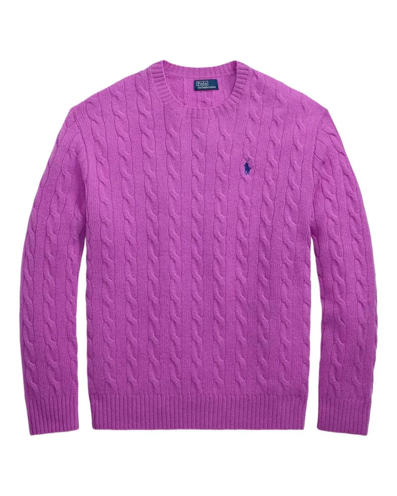 Ralph Lauren Pullover mit Zopfmuster - Violett Violett