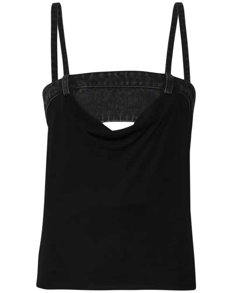 Christopher Esber Drapiertes Duo Bustier-Top - Schwarz Schwarz