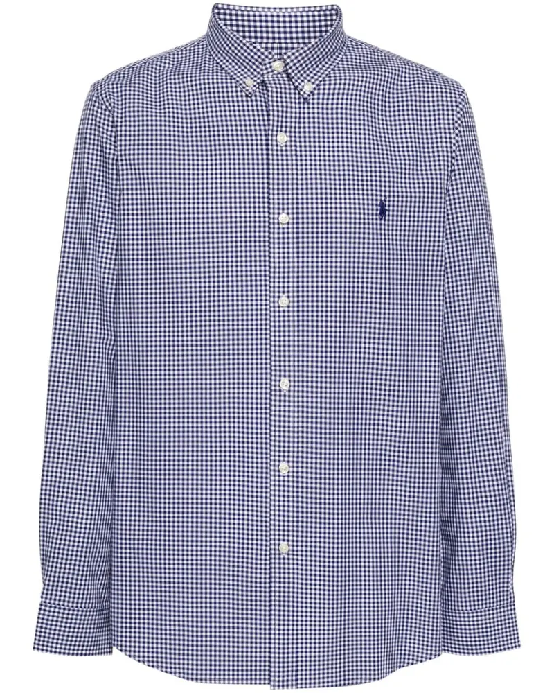 Ralph Lauren Hemd mit Vichy-Karomuster - Blau Blau