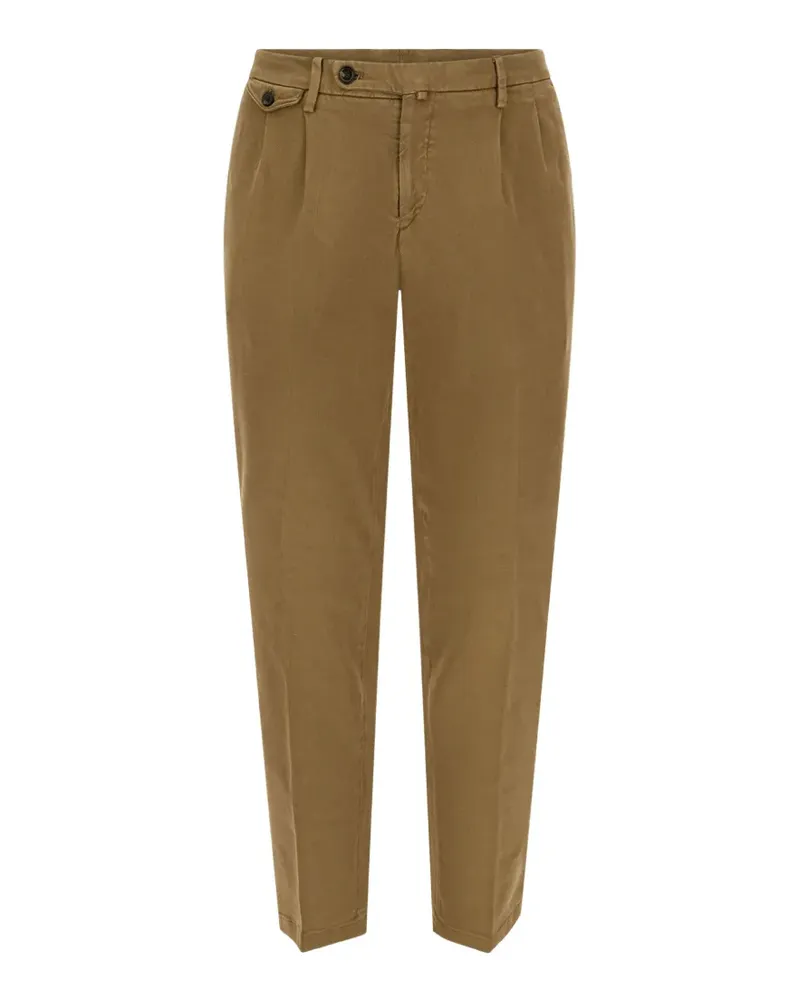 Briglia 1949 Plissierte Tapered-Hose - Braun Braun