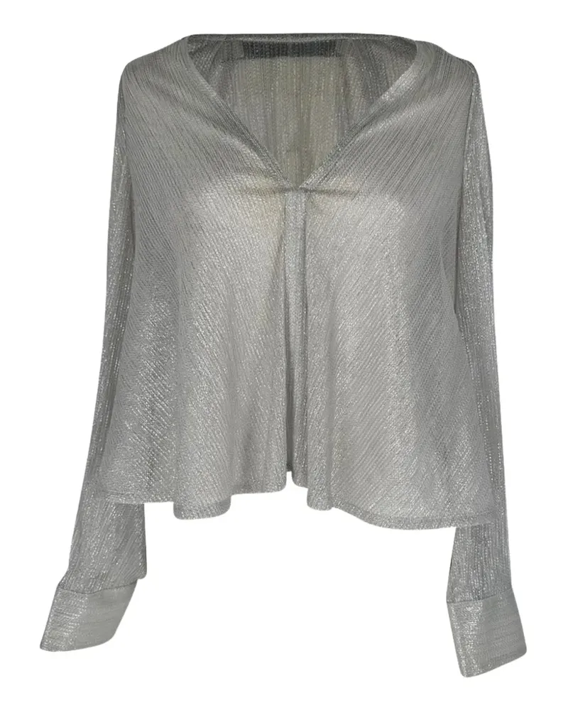 IRO Noumea Bluse - Silber Silber