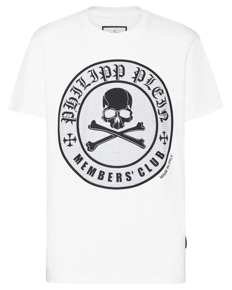 Philipp Plein Skull&Bones T-Shirt - Weiß Weiß
