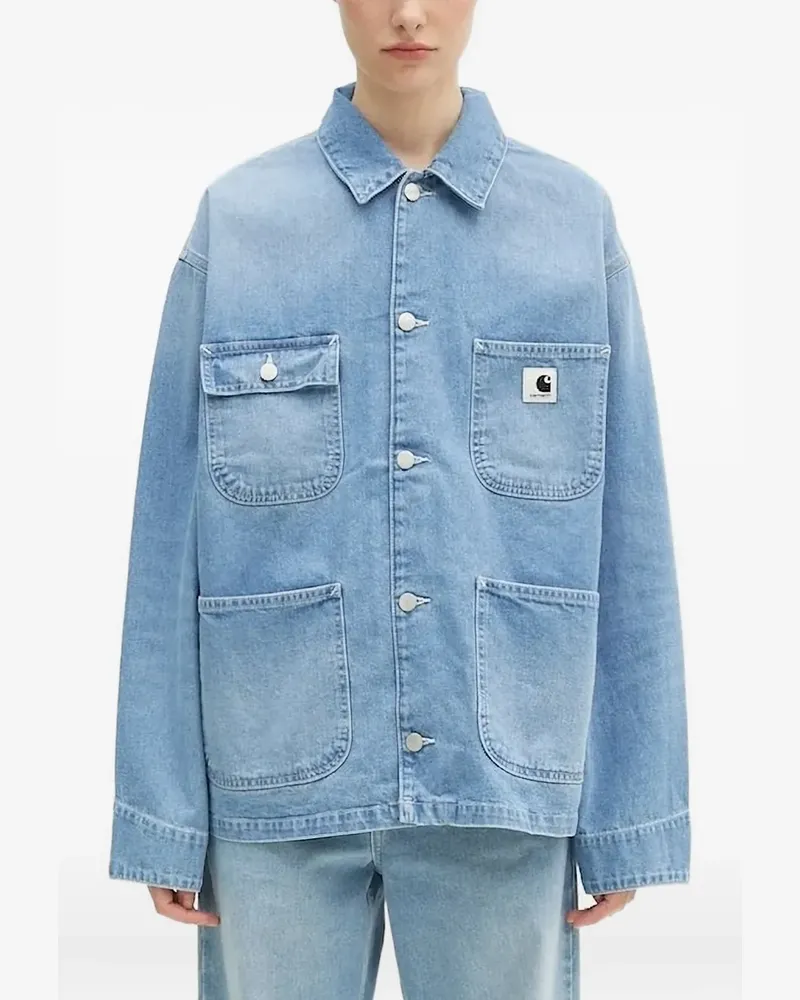Carhartt WIP Jeansjacke mit Taschendetail - Blau Blau