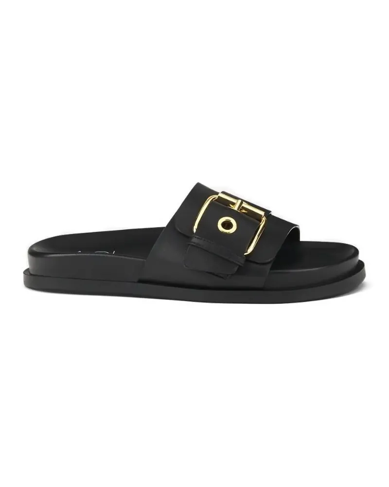Attilio Giusti Leombruni Cristina Sandalen mit Schnalle - Schwarz Schwarz