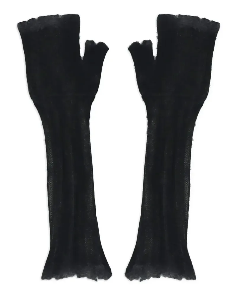 Avant Toi Fingerlose Handschuhe - Schwarz Schwarz