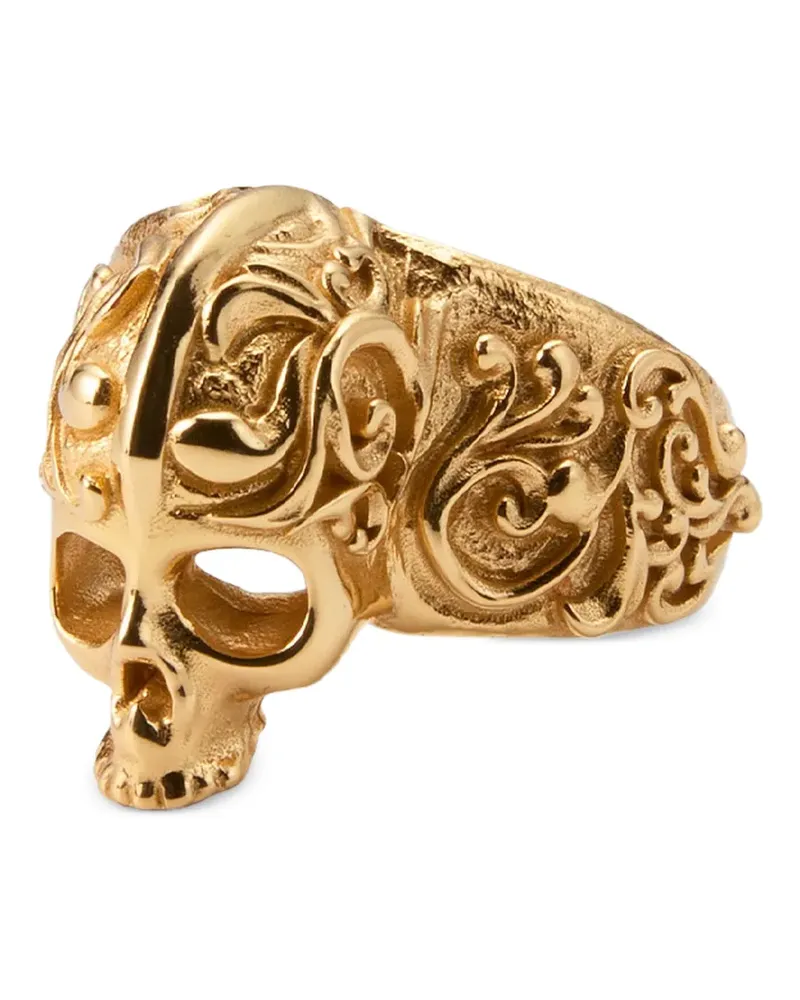 Emanuele Bicocchi large Skull ring - Gold Gold