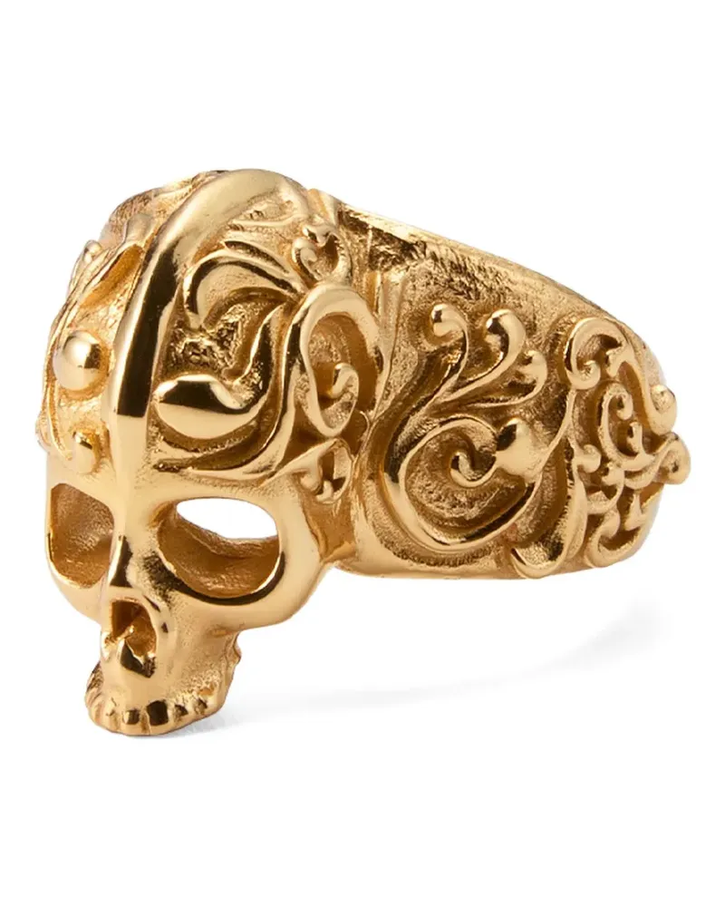 Emanuele Bicocchi large Skull ring - Gold Gold