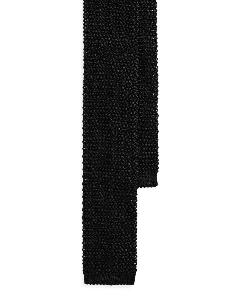 Ralph Lauren Gestrickte Krawatte - Schwarz Schwarz