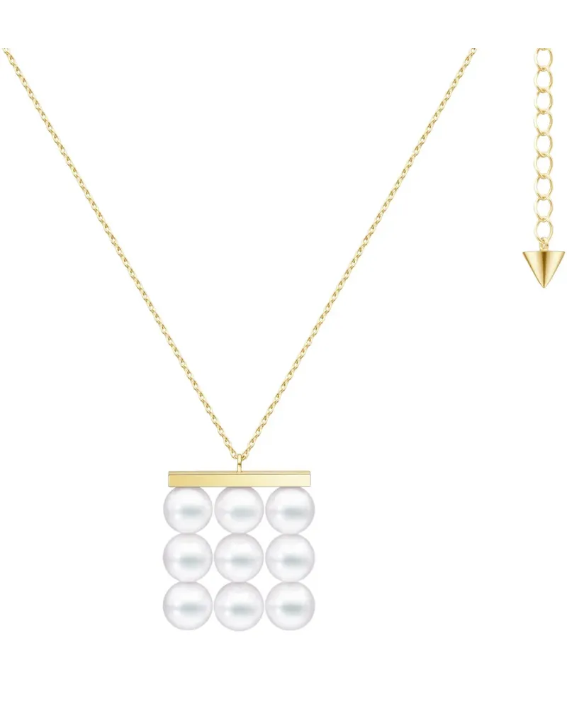 TASAKI 18kt Collection Line Balance Build Gelbgoldanhänger mit Akoya-Perle Gold