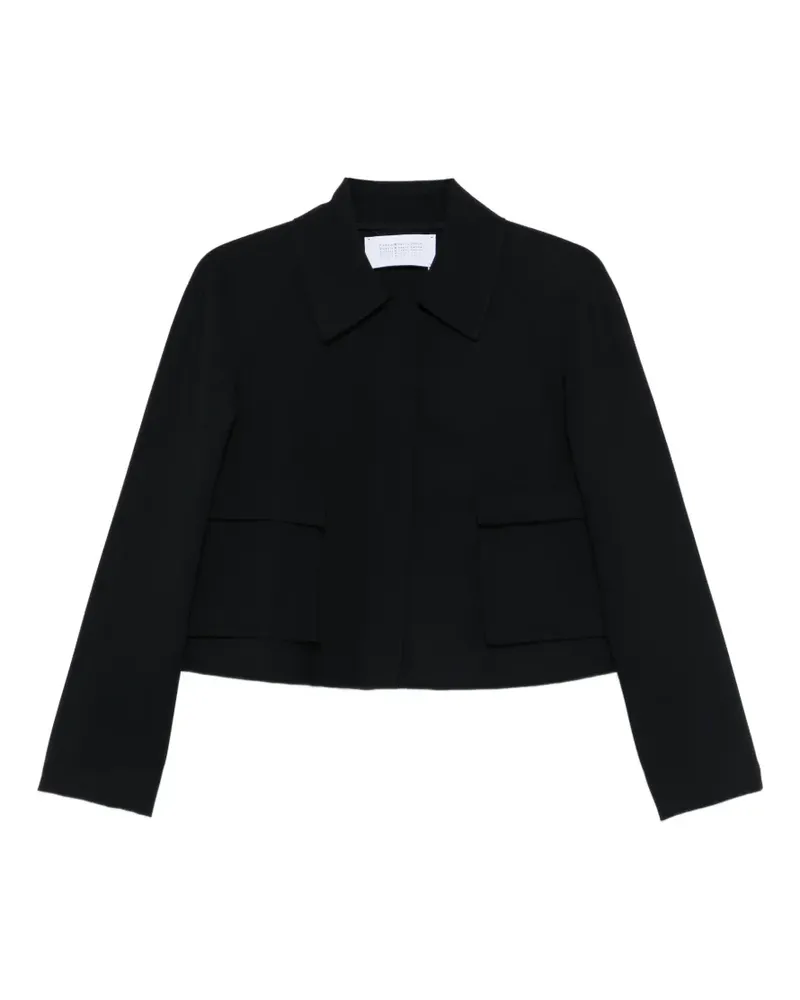 Harris Wharf London Jacke mit Polokragen - Schwarz Schwarz