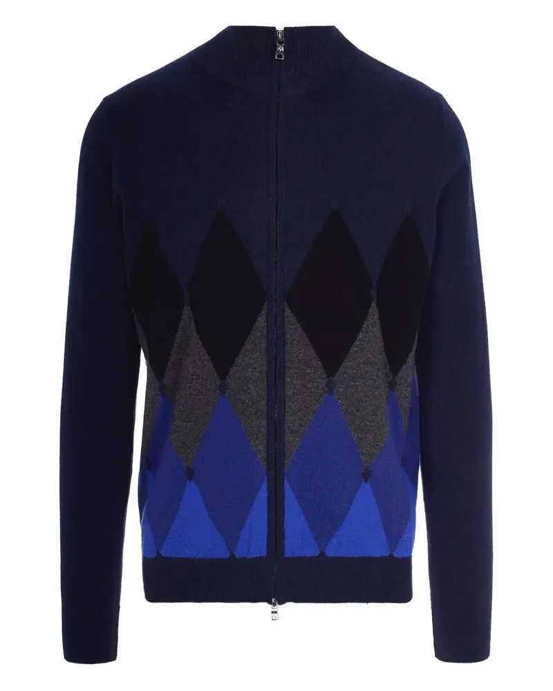 Ballantyne Cardigan aus Kaschmir - Blau Blau