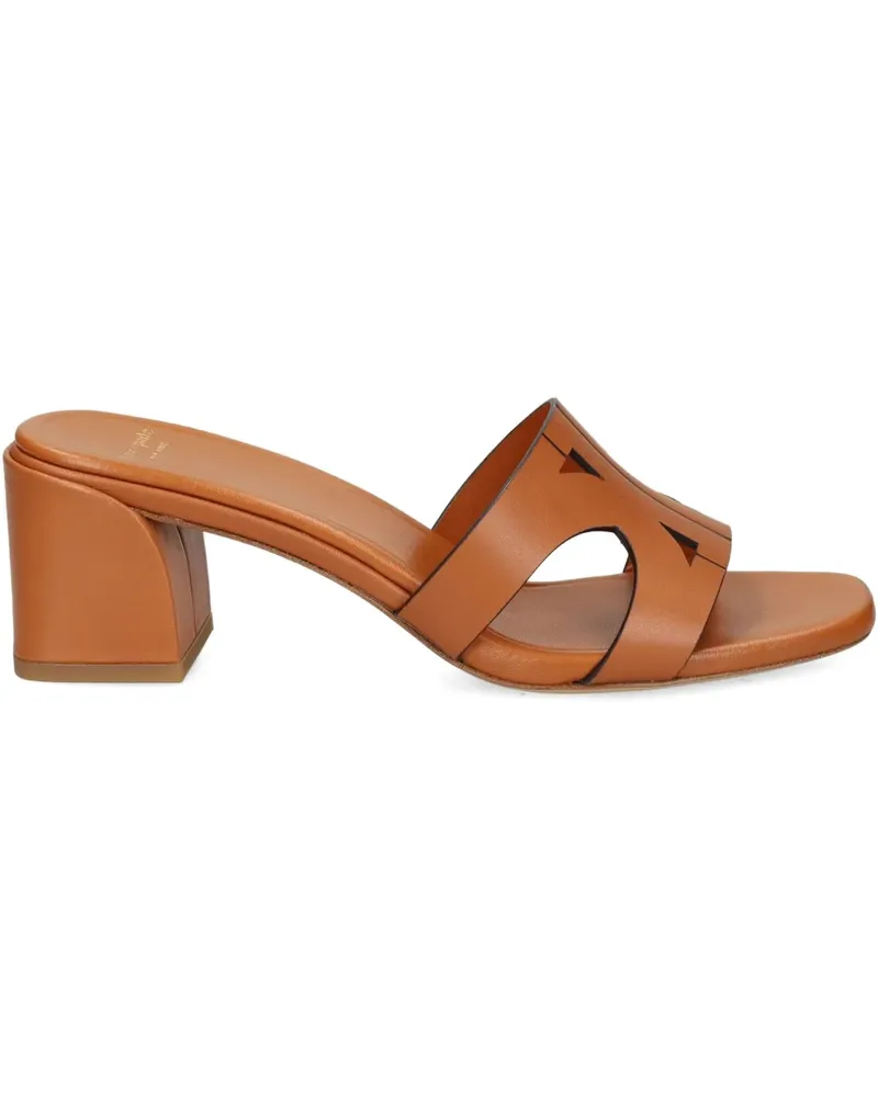 Kate Spade Double K Mules 60mm - Braun Braun