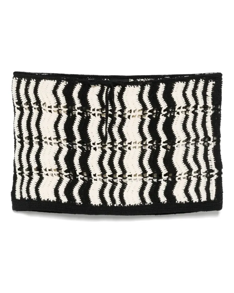 Leslie Amon Riviera Minirock - Schwarz Schwarz