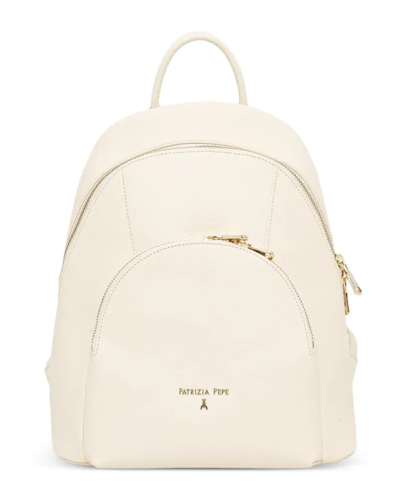 Patrizia Pepe zipped backpack - Nude Nude