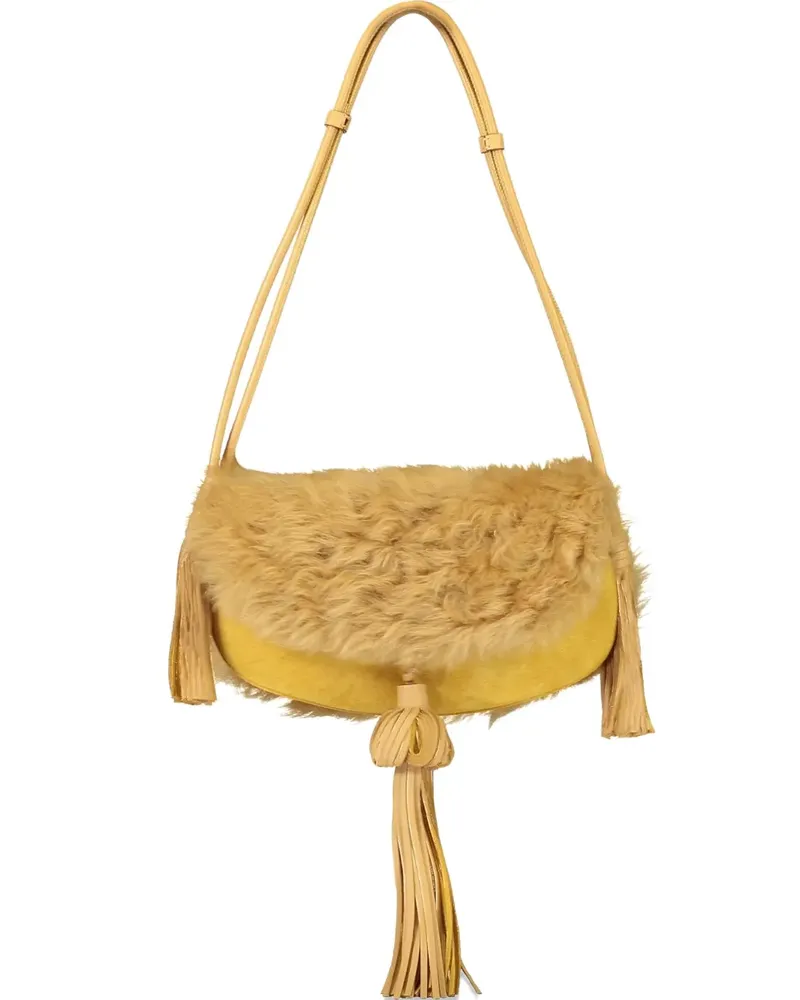 Ulla Johnson Paloma Schultertasche - Gelb Gelb