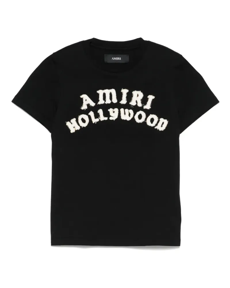 Amiri T-Shirt mit Logo-Print - Schwarz Schwarz
