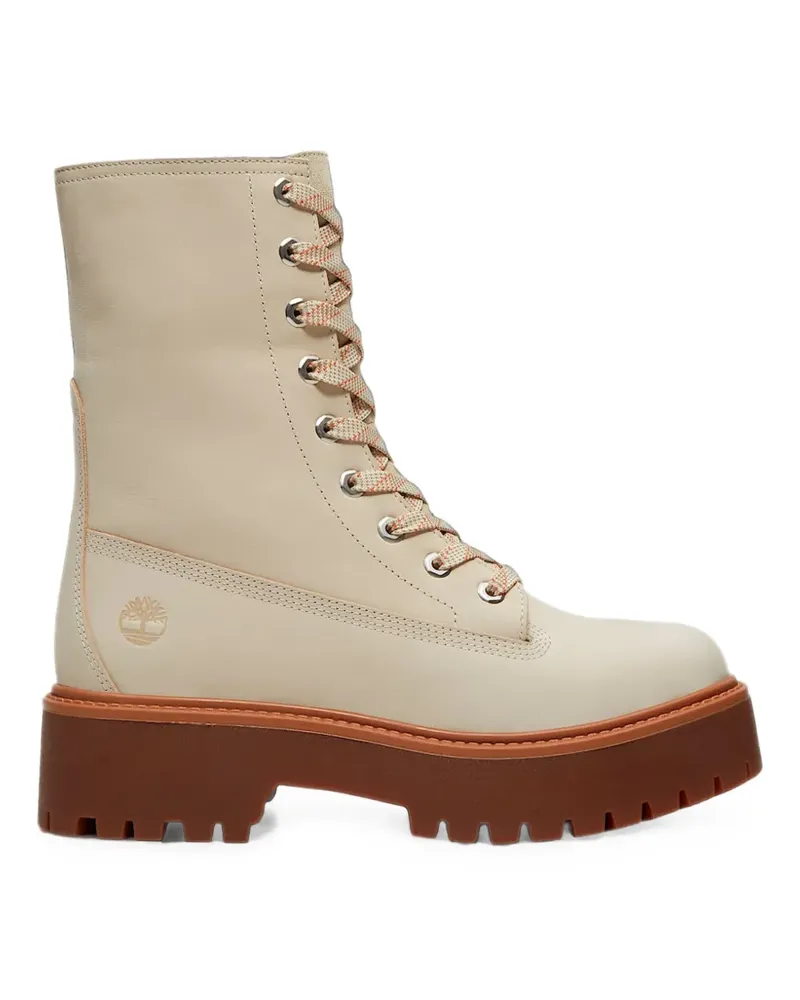Timberland Mid Stone Street Plateau-Stiefel - Nude Nude