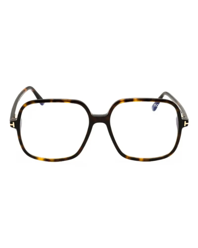 Tom Ford Eckige Oversized-Brille - Braun Braun