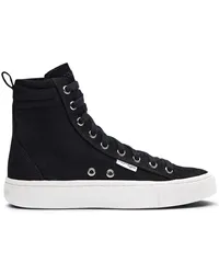 Courrèges Sneakers mit Einsätzen aus Canvas Schwarz