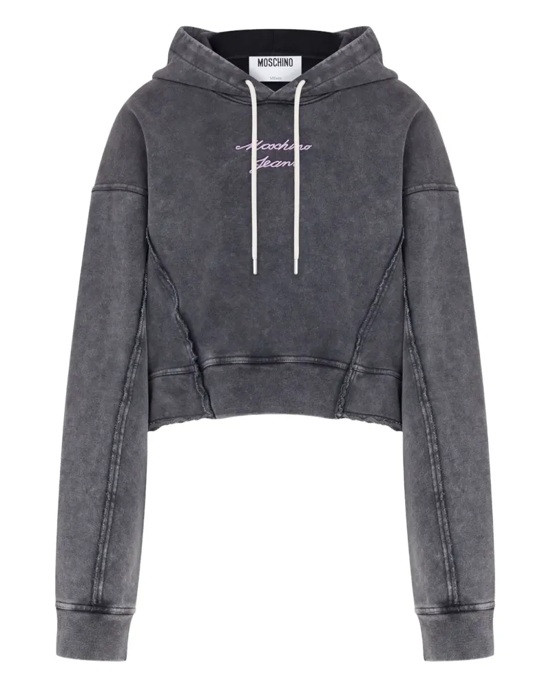 Moschino Klassischer Hoodie - Grau Grau
