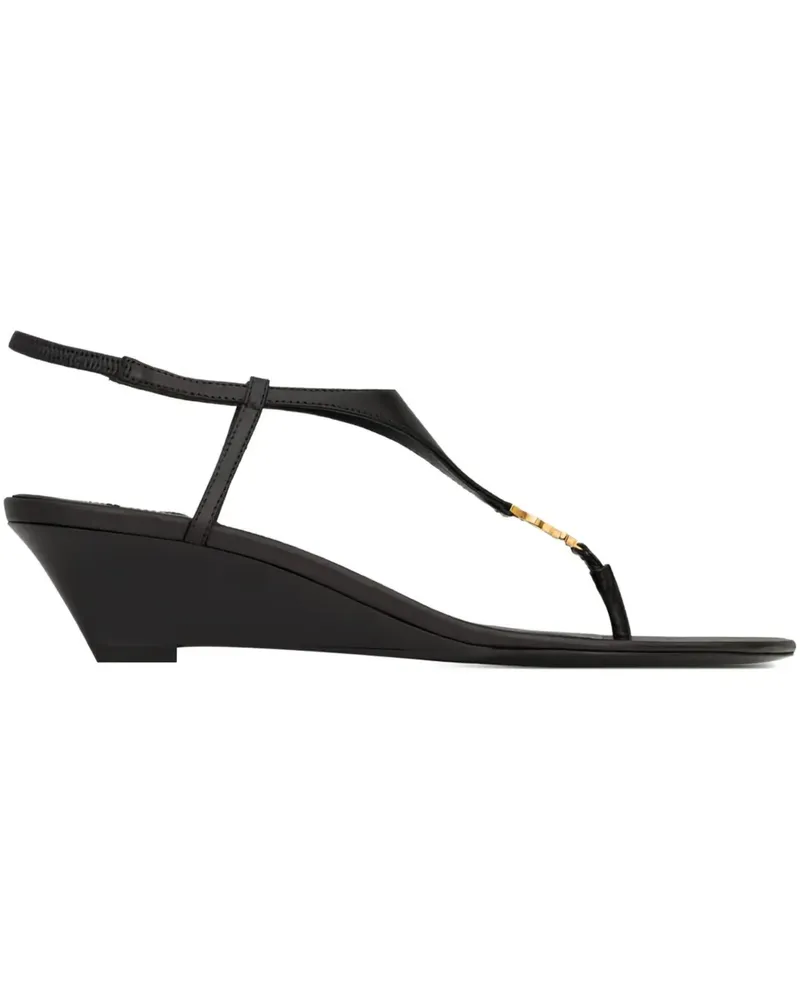 Saint Laurent Cassandra Sandalen - Schwarz Schwarz