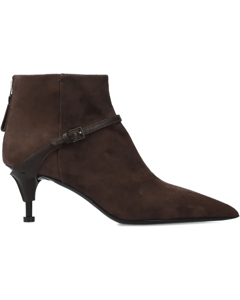 Premiata Stiefeletten mit Schnallen - Braun Braun
