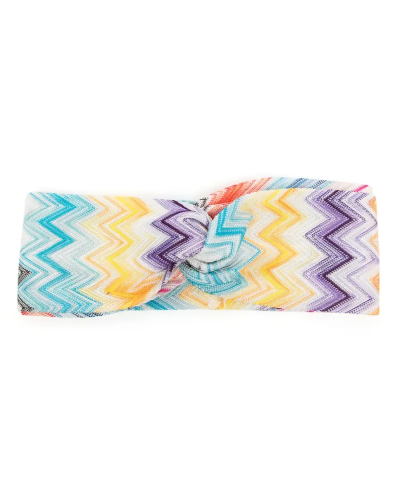Missoni Stirnband mit Zickzackmuster - Mehrfarbig Mehrfarbig