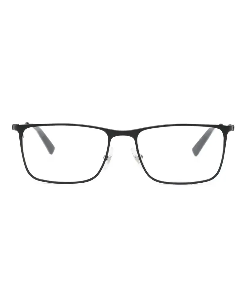 Montblanc Brille mit eckigem Gestell - Schwarz Schwarz