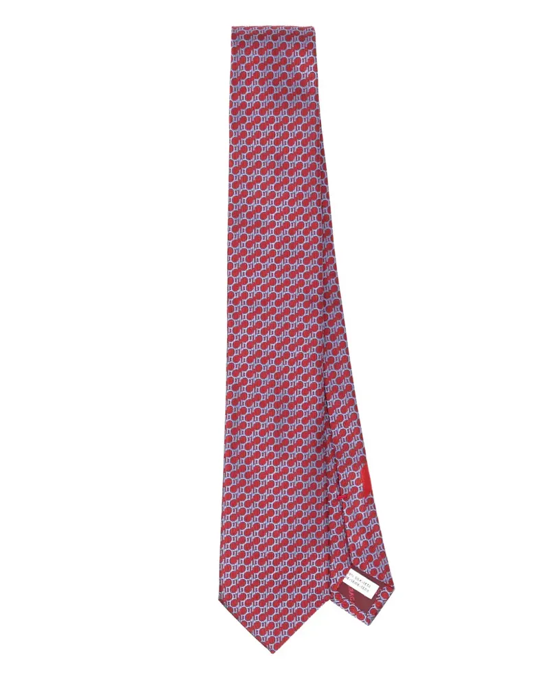Ferragamo Krawatte aus Seide - Rot Rot
