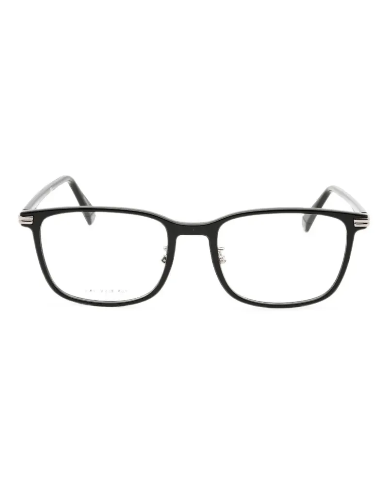 Polaroid rectangle-frame glasses - Schwarz Schwarz