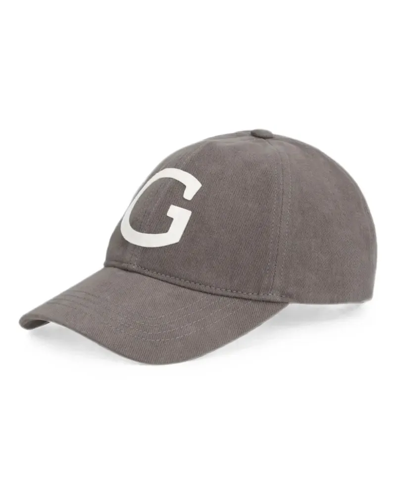 Geox logo-patch baseball cap - Grau Grau