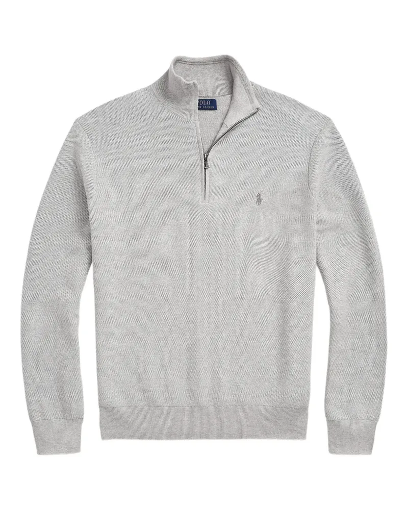 Ralph Lauren long-sleeve zip-fastening sweater - Grau Grau