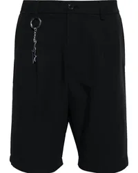 Paul & Shark Chino-Shorts mit Logo-Applikation Schwarz