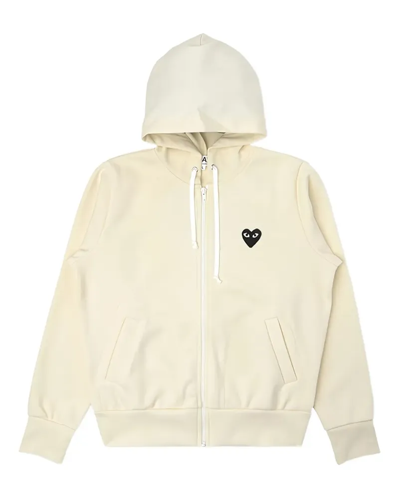 Comme des Garçons Kapuzenjacke mit Herzmotiv - Gelb Gelb