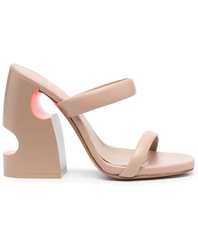 OFF-WHITE Pop Meteor Mules - Nude Nude