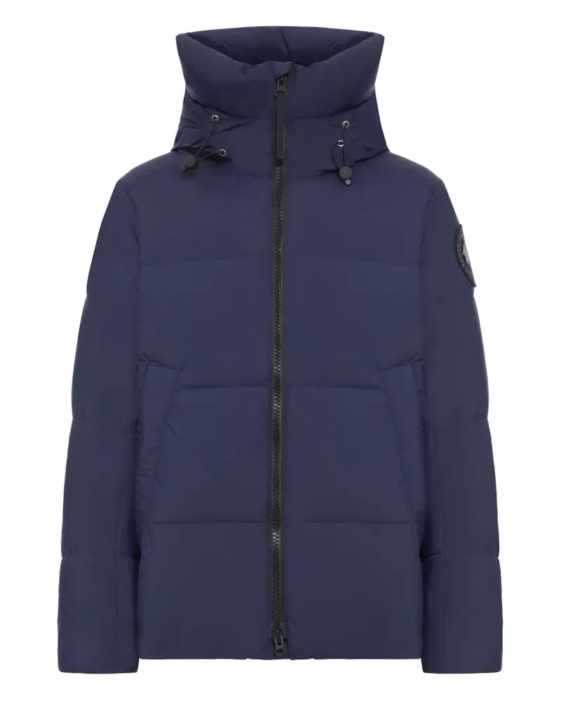 Canada Goose Gefütterte Jacke mit Logo-Patch - Blau Blau