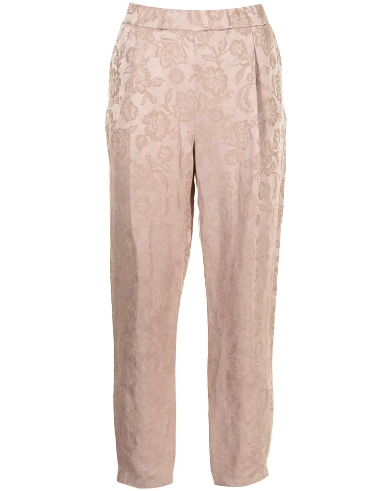 Fabiana Filippi Cropped-Hose mit hohem Bund - Nude Nude