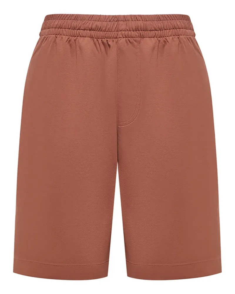 12 STOREEZ Shorts aus Pima-Baumwolle - Rot Rot