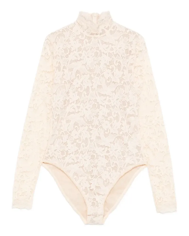 Zimmermann lace bodysuit - Nude Nude
