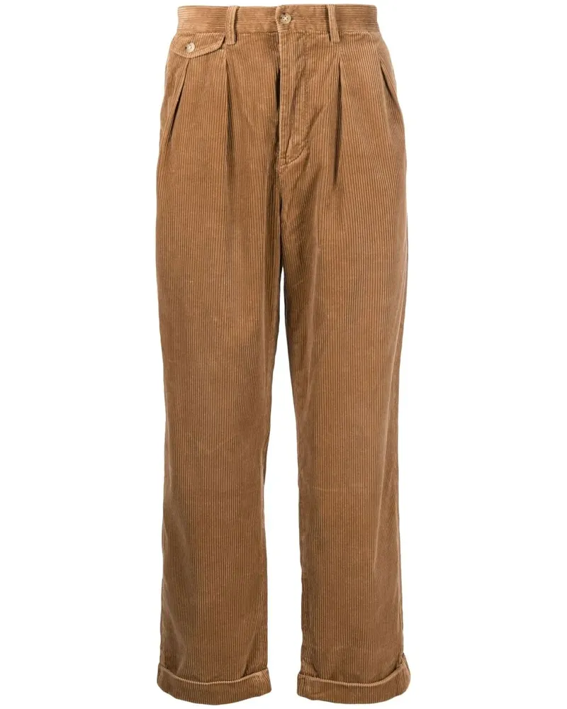 Ralph Lauren Cordhose mit Bundfalten - Braun Braun